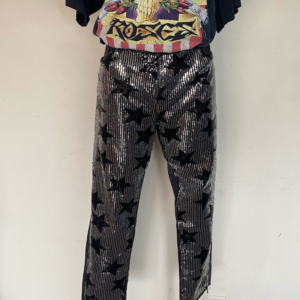 Nasty Gal Sequin Star Jeans